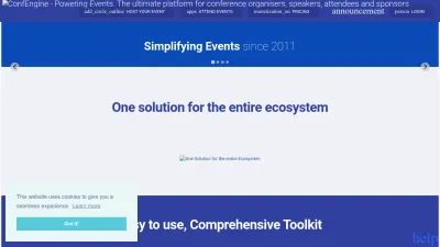 Screenshot preview of confengine.com
