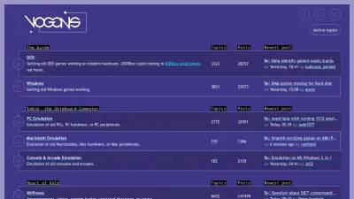 Screenshot preview of vogons.org