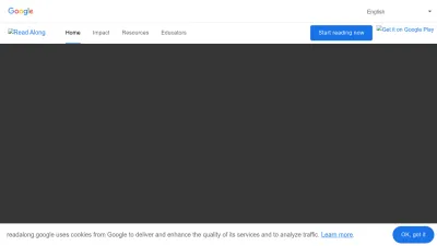 Screenshot preview of readalong.google