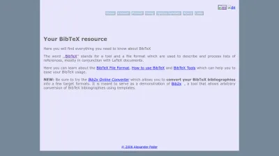 Screenshot preview of bibtex.org
