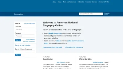 Screenshot preview of anb.org