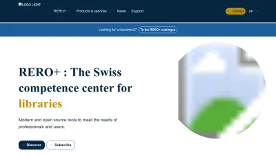 Screenshot preview of rero.ch