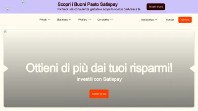 Screenshot preview of satispay.com