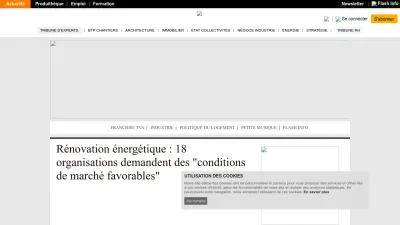Screenshot preview of batiactu.com