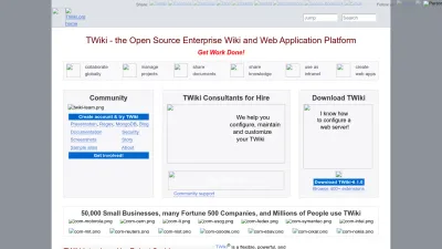 Screenshot preview of twiki.org