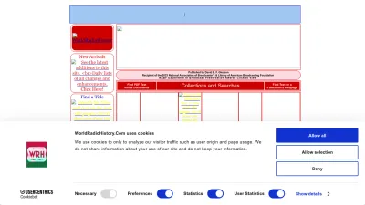 Screenshot preview of worldradiohistory.com