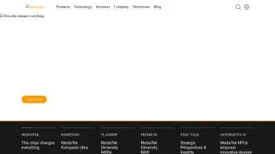 Screenshot preview of mediatek.com