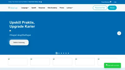 Screenshot preview of cakap.com