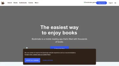 Screenshot preview of bookmate.com