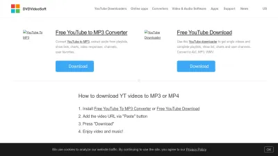 Screenshot preview of dvdvideosoft.com