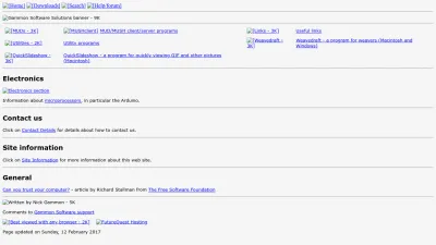 Screenshot preview of gammon.com.au