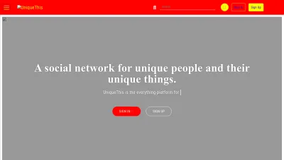 Screenshot preview of uniquethis.com