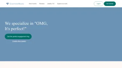 Screenshot preview of custommade.com