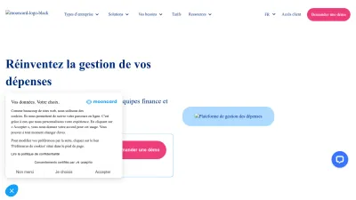 Screenshot preview of mooncard.co