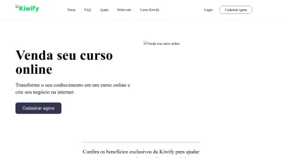 Screenshot preview of kiwify.com.br