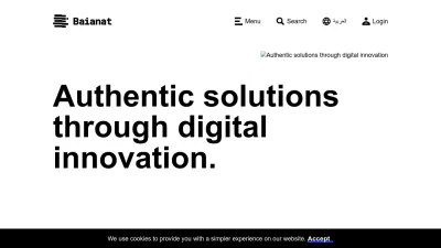 Screenshot preview of baianat.com