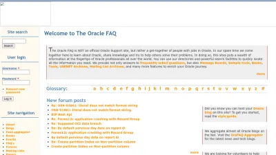 Screenshot preview of orafaq.com