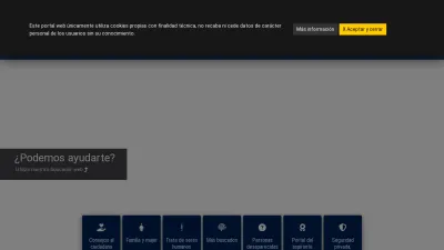 Screenshot preview of policia.es