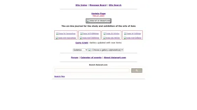 Screenshot preview of asianart.com