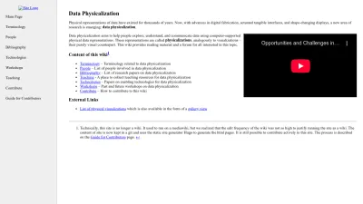 Screenshot preview of dataphys.org
