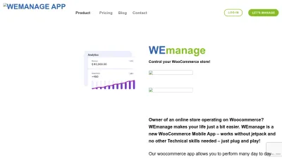 Screenshot preview of wemanage.app