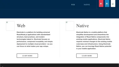 Screenshot preview of electrode.io