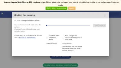 Screenshot preview of ouestgo.fr