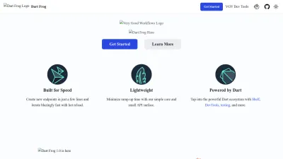 Screenshot preview of dartfrog.vgv.dev