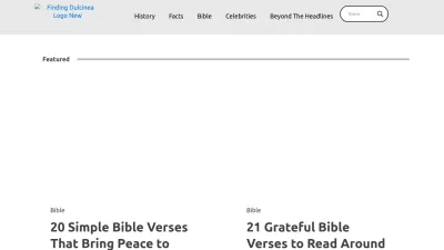 Screenshot preview of findingdulcinea.com