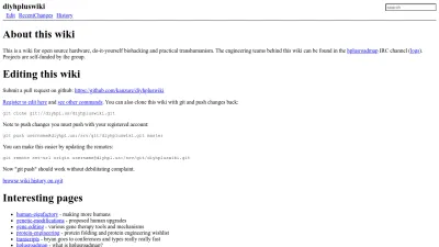 Screenshot preview of diyhpl.us