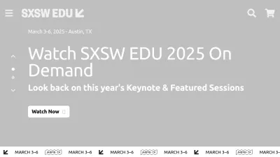 Screenshot preview of sxswedu.com