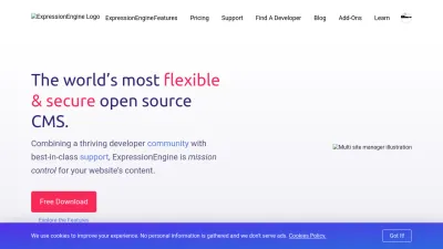 Screenshot preview of expressionengine.com