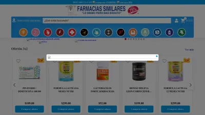 Screenshot preview of farmaciasdesimilares.com