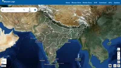 Screenshot preview of bhuvan.nrsc.gov.in
