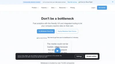 Screenshot preview of metabase.com