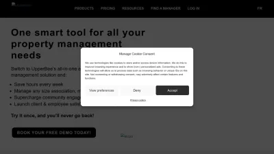 Screenshot preview of upperbee.com