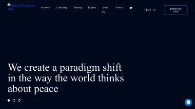Screenshot preview of economicsandpeace.org