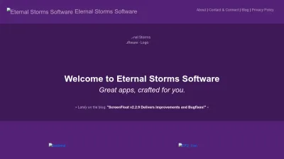 Screenshot preview of eternalstorms.at
