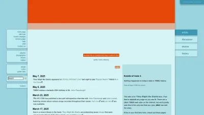 Screenshot preview of tmbw.net