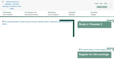 Screenshot of Wgtn.ac.nz