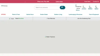 Screenshot preview of primrose.co.uk
