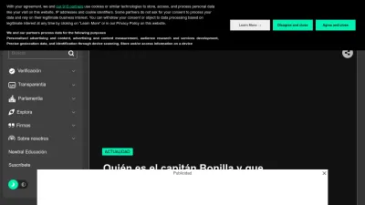 Screenshot preview of newtral.es