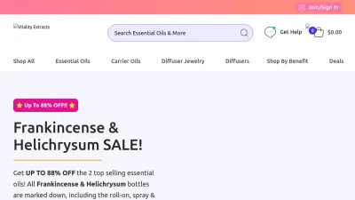 Screenshot preview of vitalityextracts.com