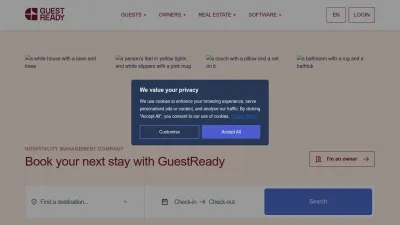 Screenshot preview of guestready.com