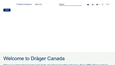 Screenshot preview of draeger.com
