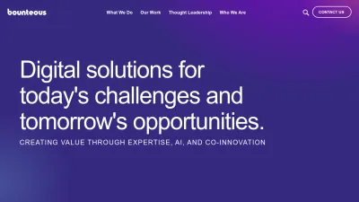 Screenshot preview of bounteous.com
