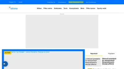 Screenshot preview of polsatsport.pl