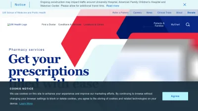 Screenshot preview of uwhealth.org