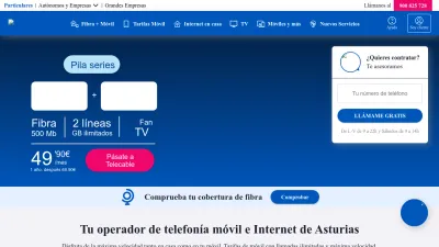 Screenshot preview of telecable.es