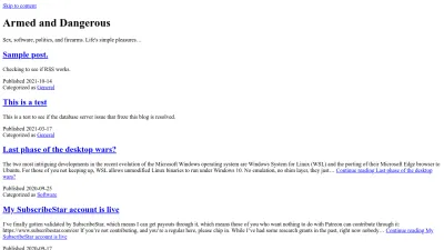 Screenshot preview of esr.ibiblio.org